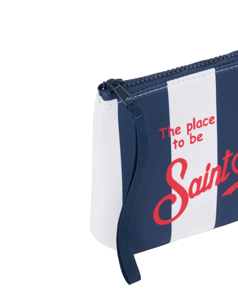 Pochette Aline a Righe Blu-Mc2 Saint Barth-Pochette-Vittorio Citro Boutique