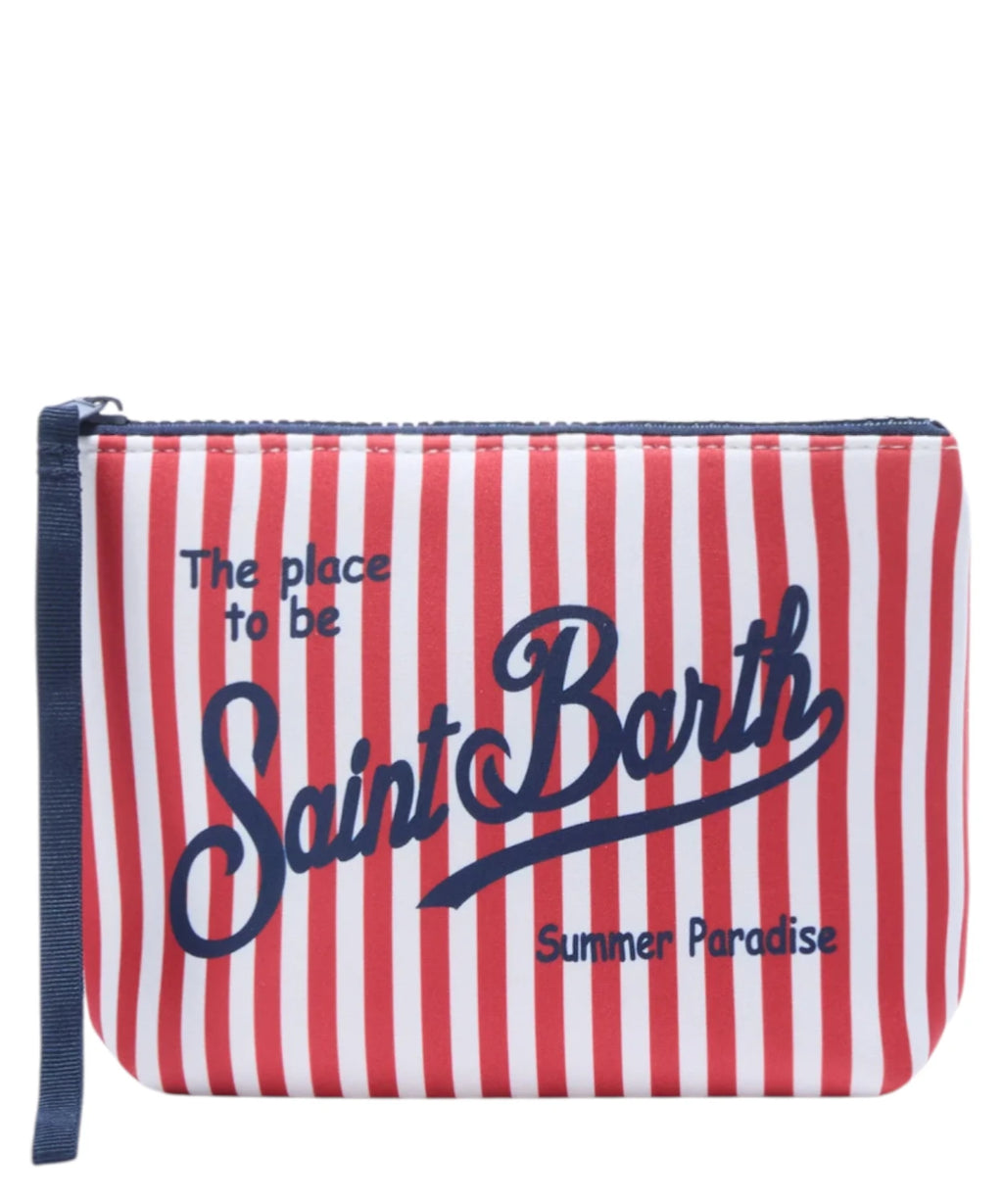 Pochette Aline MC2 Saint Barth neopreno su logotipu