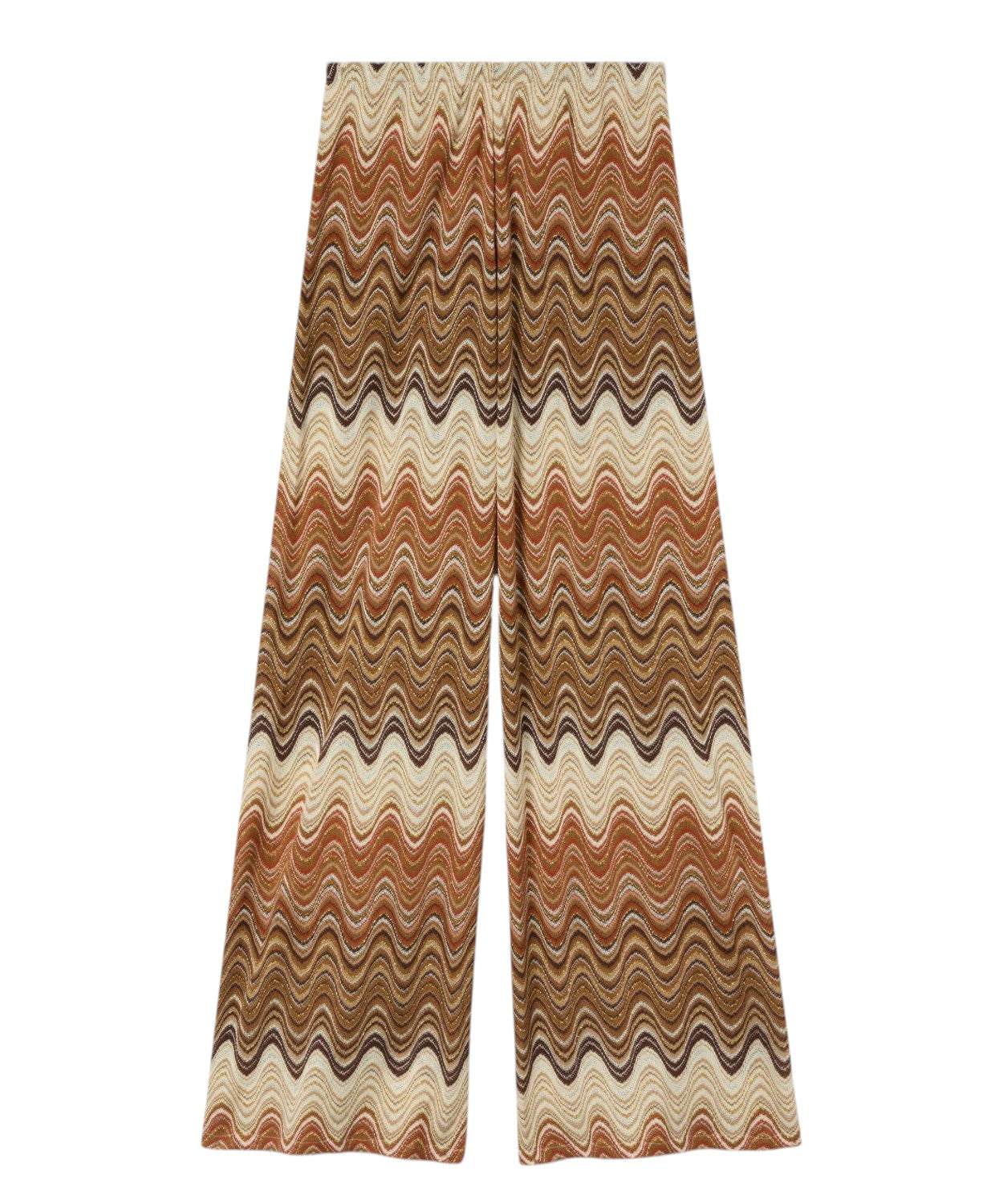 Długie spodnie Amalia z dzianiny raschel