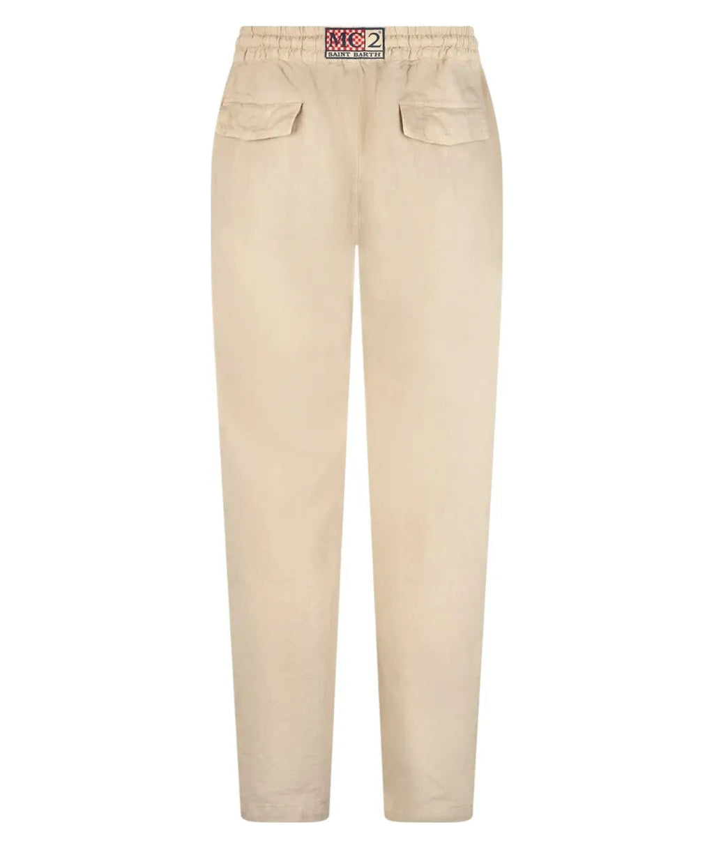 Pantaloni Uomo in Lino Calais-Mc2 Saint Barth-Pantaloni-Vittorio Citro Boutique
