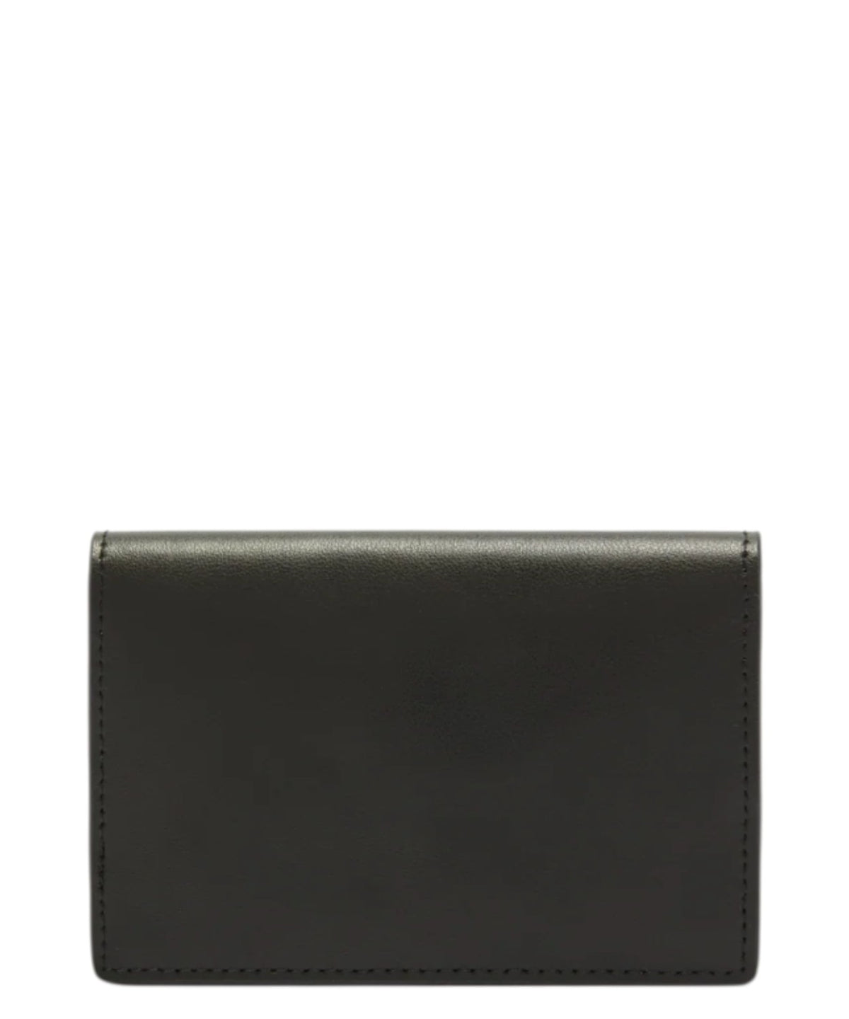 Tarjeteros MC2 Saint Barth Negro en Piel Lisa con Logo