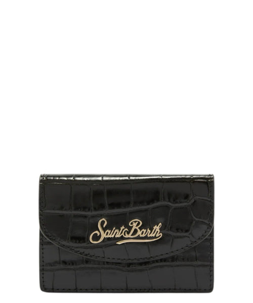 MC2 Saint Barth Card holders in Crocodile-Print Leather