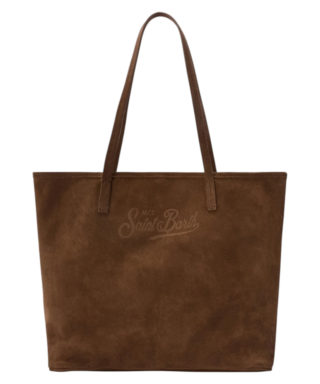 MC2 Saint Barth City Regular Suede Bag with Removable Pouch
