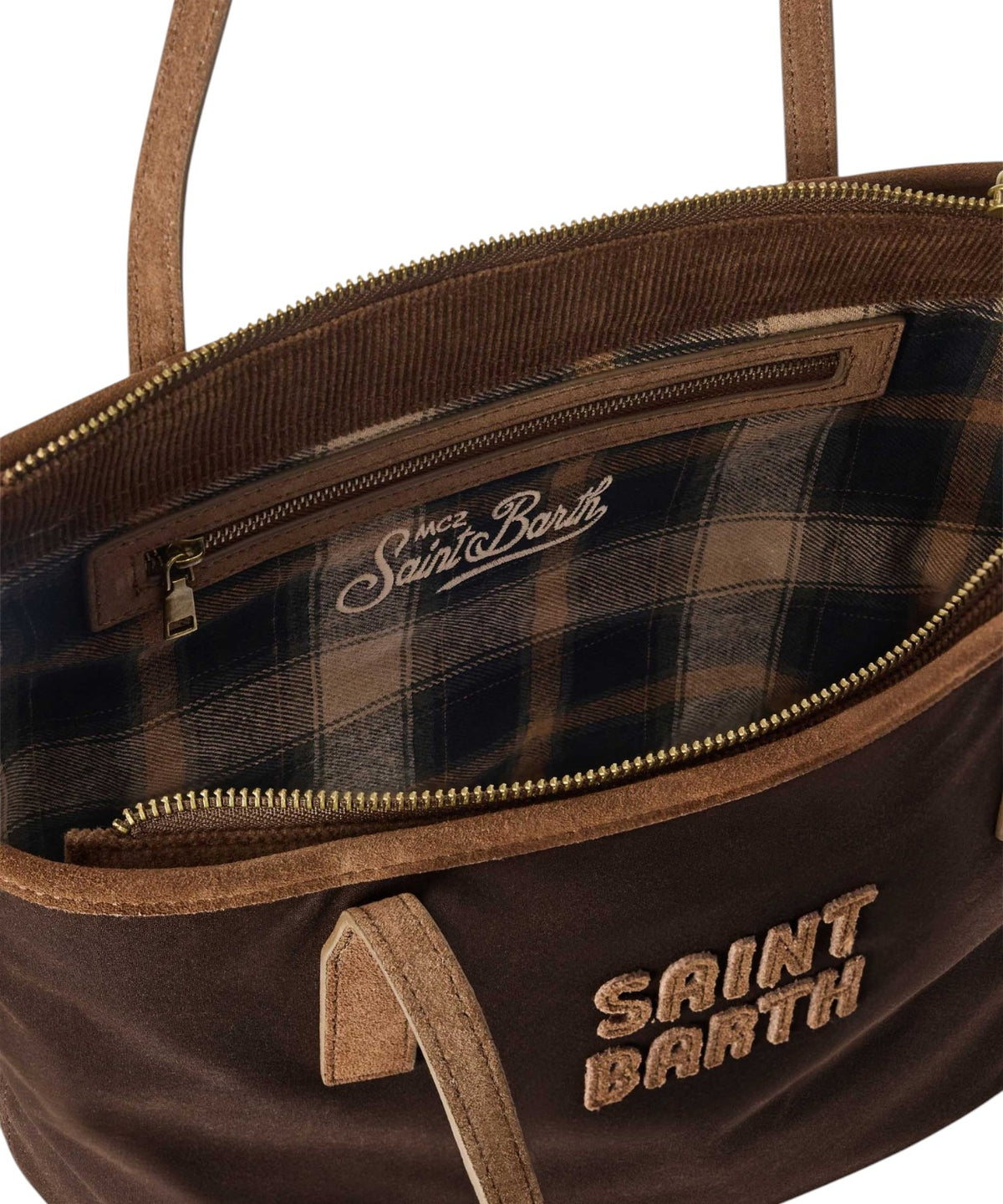 City MID-Tasche aus gewachstem Leder
