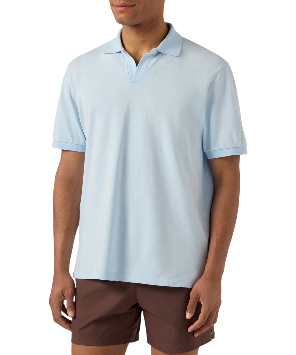 Polo voor heren Charles MC2 Saint Barth in katoenen piqué