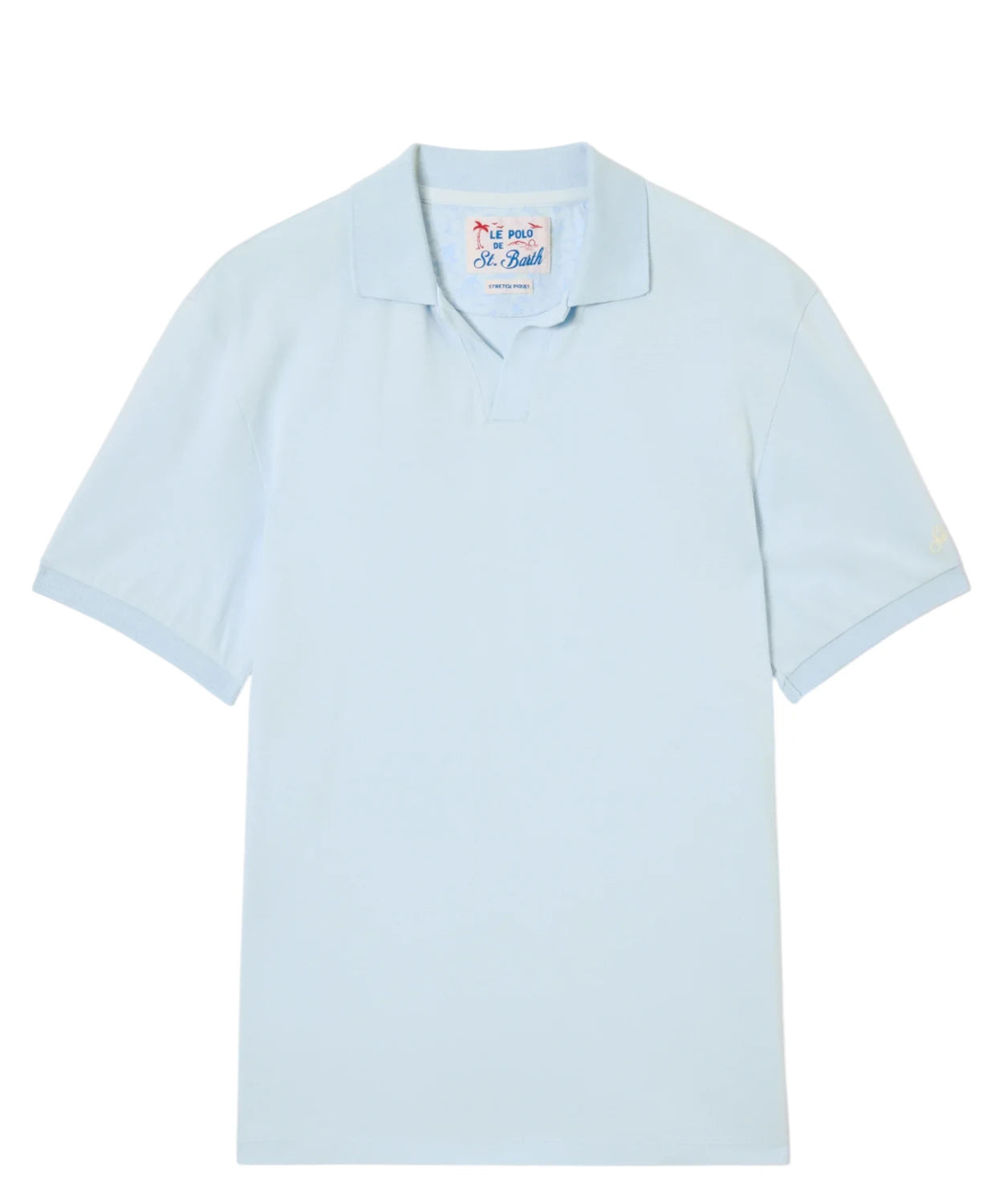 Polo voor heren Charles MC2 Saint Barth in katoenen piqué