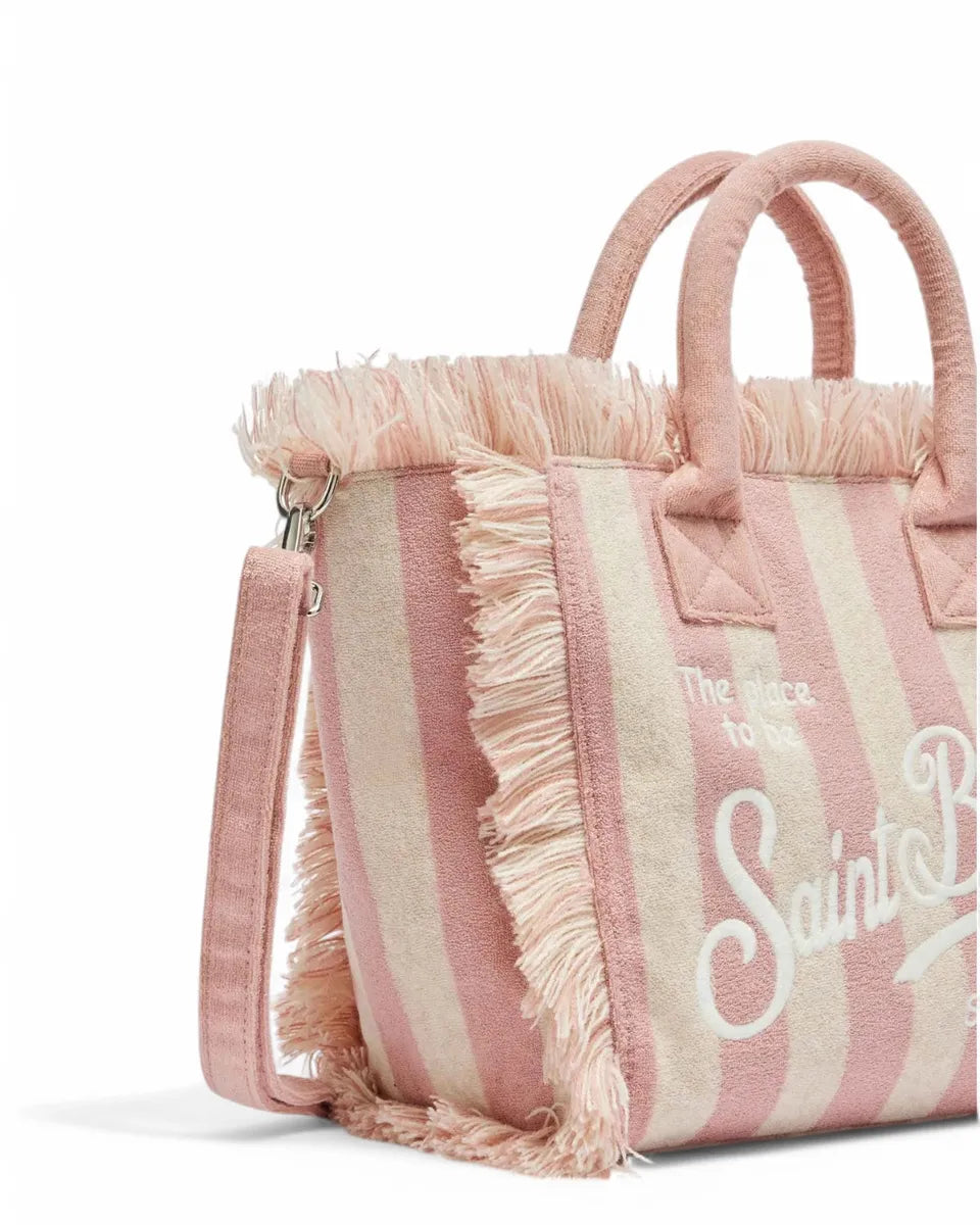 Borsa Colette in Spugna a Righe Azzurre-Borse a mano-Mc2 Saint Barth-Vittorio Citro Boutique