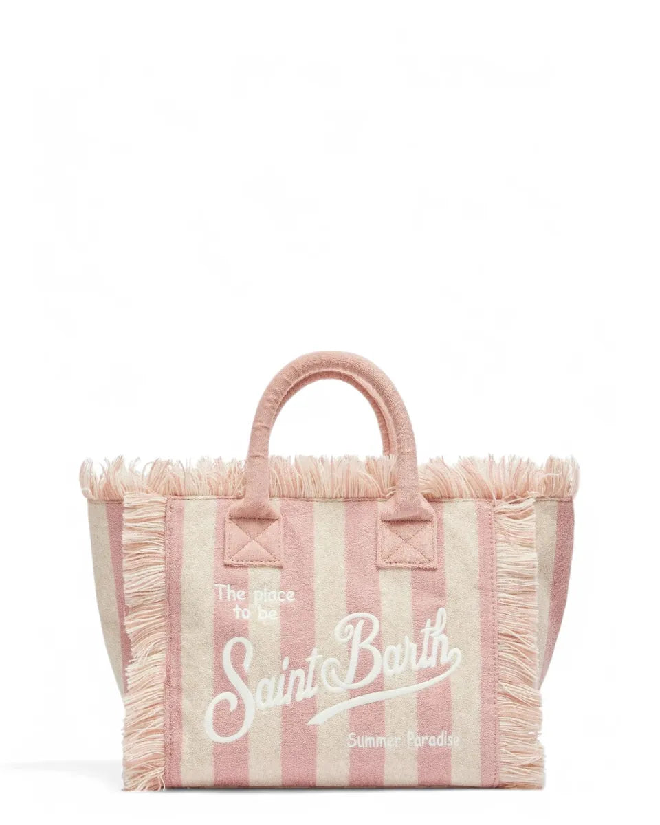 Borsa Colette in Spugna a Righe Azzurre-Borse a mano-Mc2 Saint Barth-Vittorio Citro Boutique