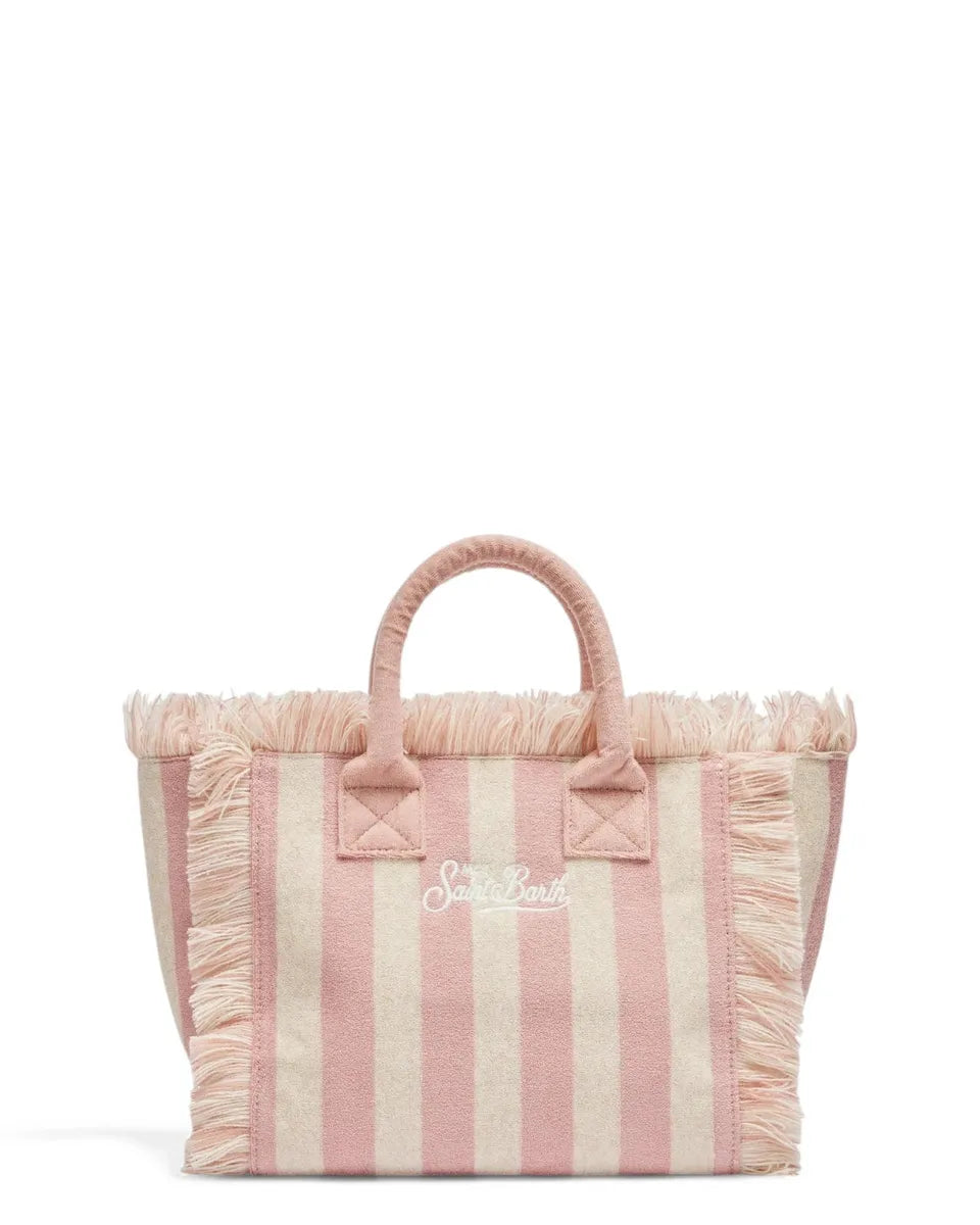 Borsa Colette in Spugna a Righe Azzurre-Borse a mano-Mc2 Saint Barth-Vittorio Citro Boutique