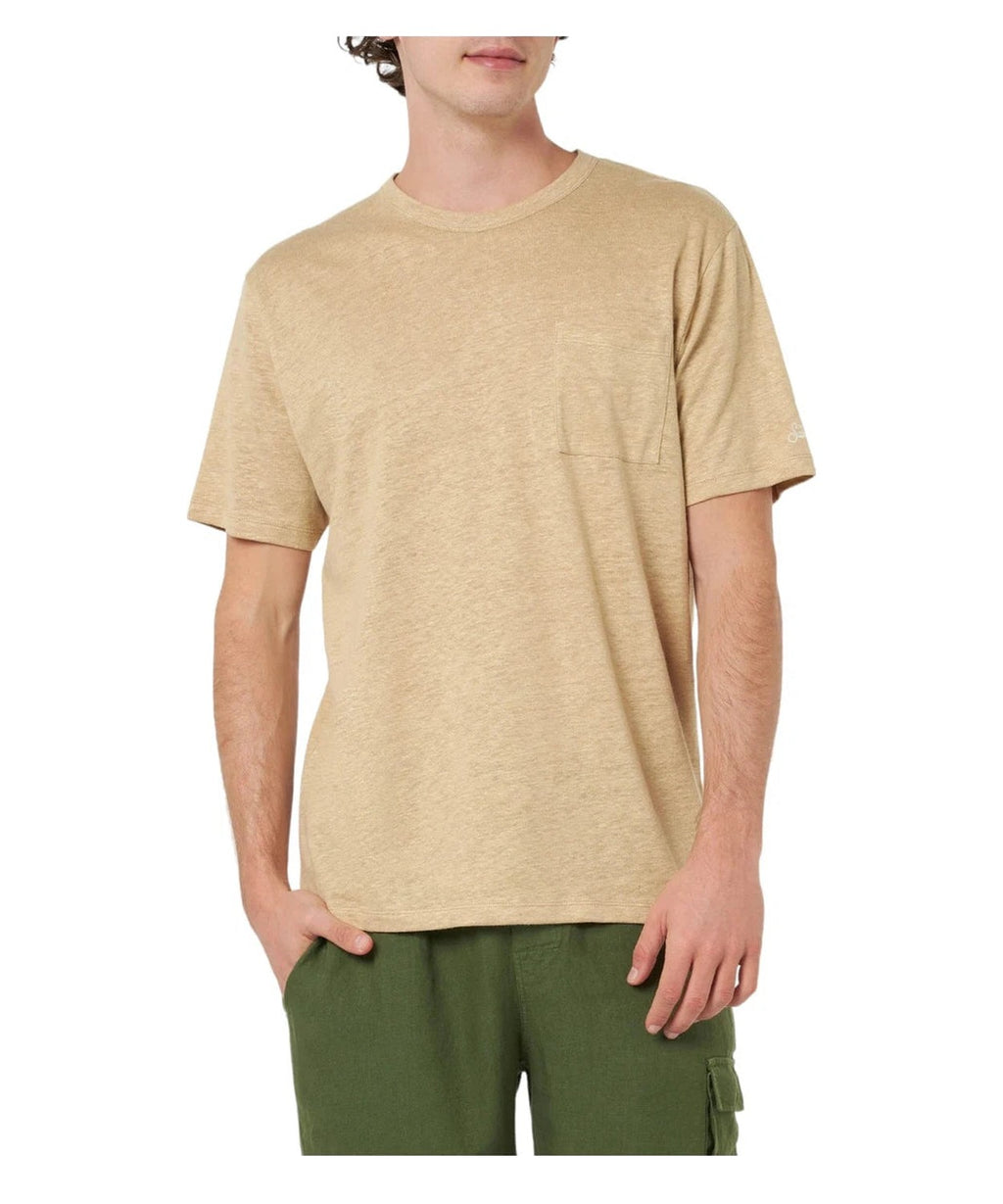 T-shirt Ecstasea in Lino con Taschino-Mc2 Saint Barth-T-shirt-Vittorio Citro Boutique
