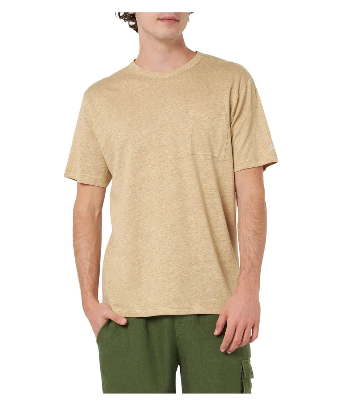 T-shirt Ecstasea in Lino con Taschino-Mc2 Saint Barth-T-shirt-Vittorio Citro Boutique