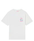 Camiseta Emilie MC2 Saint Barth con Bordado de Strass Bikini Obsession