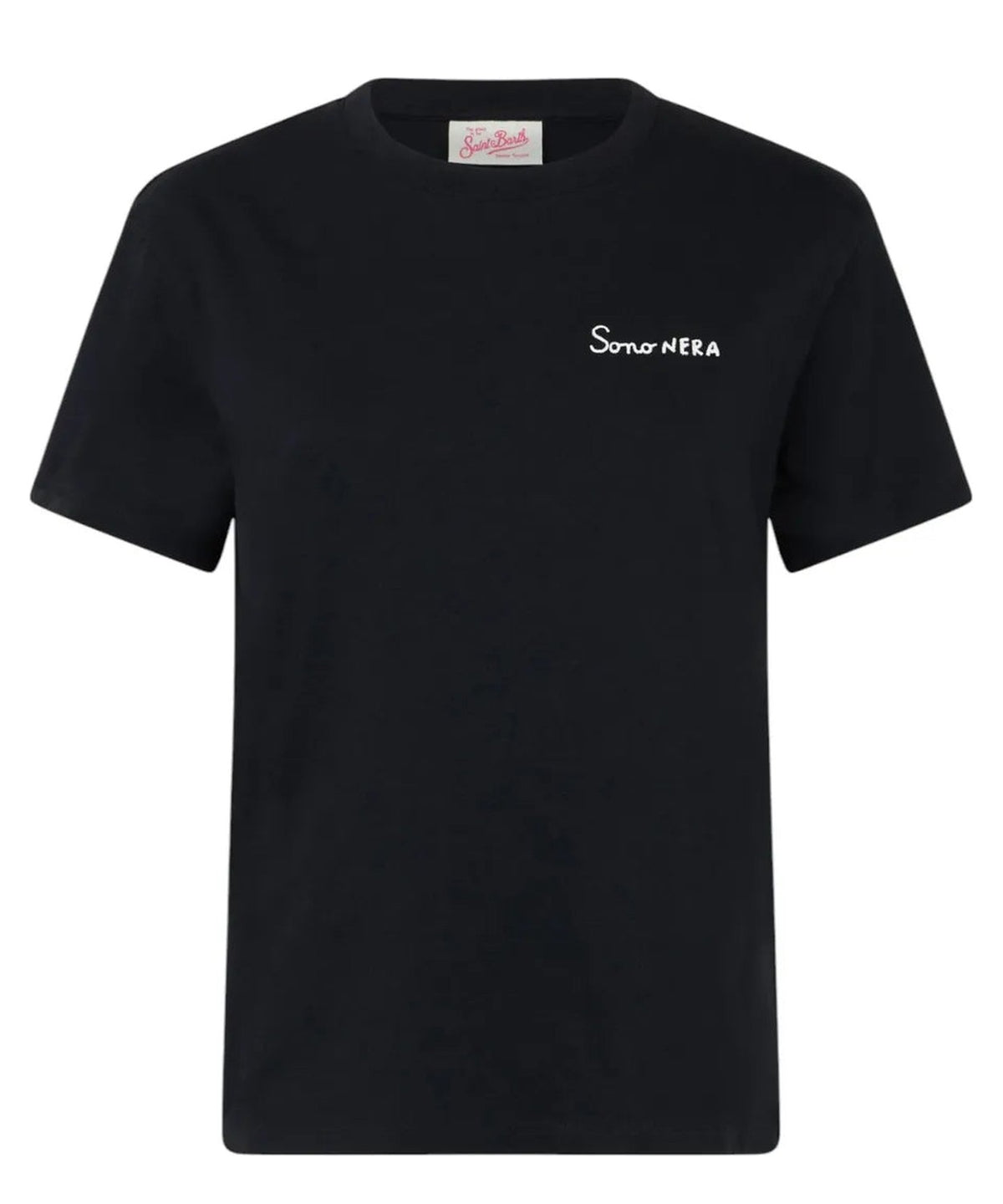 T-shirt Emilie con ricamo “Sono Nera”-Mc2 Saint Barth-T-shirt-Vittorio Citro Boutique