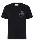 T-shirt Emilie con ricamo “Agenzia viaggi mentali”-Mc2 Saint Barth-T-shirt-Vittorio Citro Boutique