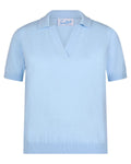 Polo Evonne in Cotone Crema Lavorata a Maglia-Polo-Mc2 Saint Barth-Vittorio Citro Boutique