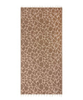 Strandtuch MC2 Saint Barth Animalier mit Fransen und Logo