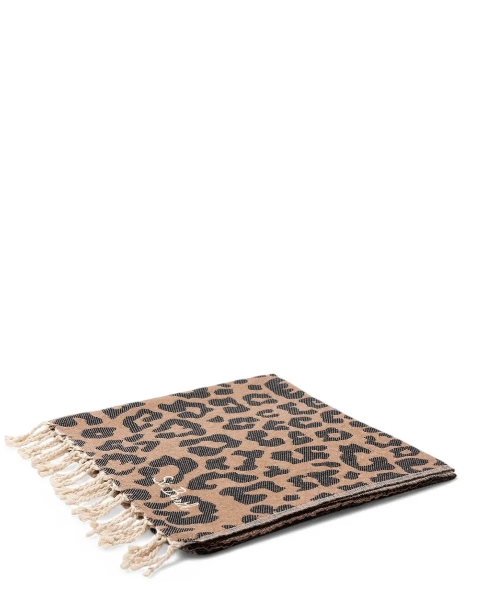 Telo Mare Fouta Animalier in Cotone Jacquard-Mc2 Saint Barth-Accessori mare-Vittorio Citro Boutique