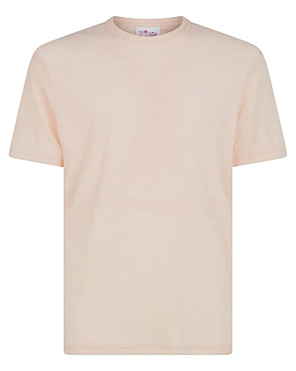 T-shirt Uomo in Spugna Gary con Ricamo St. Barth-Mc2 Saint Barth-T-shirt-Vittorio Citro Boutique
