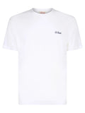 T-shirt Gary in Spugna con Ricamo St. Barth-Mc2 Saint Barth-T-shirt-Vittorio Citro Boutique