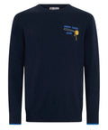 Maglione Heron Blu Pasta lover club-Mc2 Saint Barth-Maglieria-Vittorio Citro Boutique