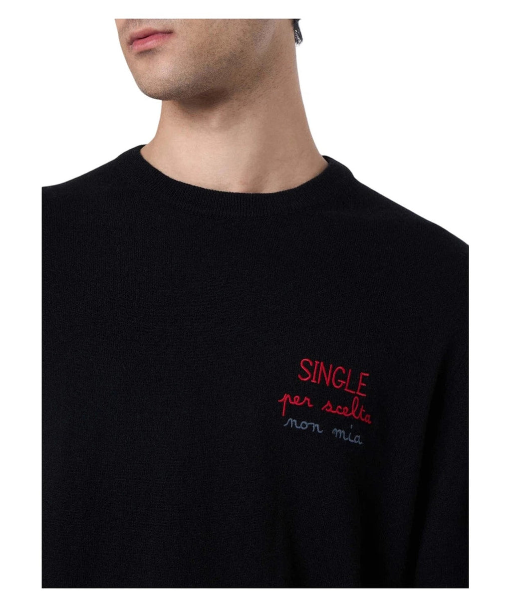 Maglione Heron con Ricamo Single per Scelta-Mc2 Saint Barth-Maglieria-Vittorio Citro Boutique