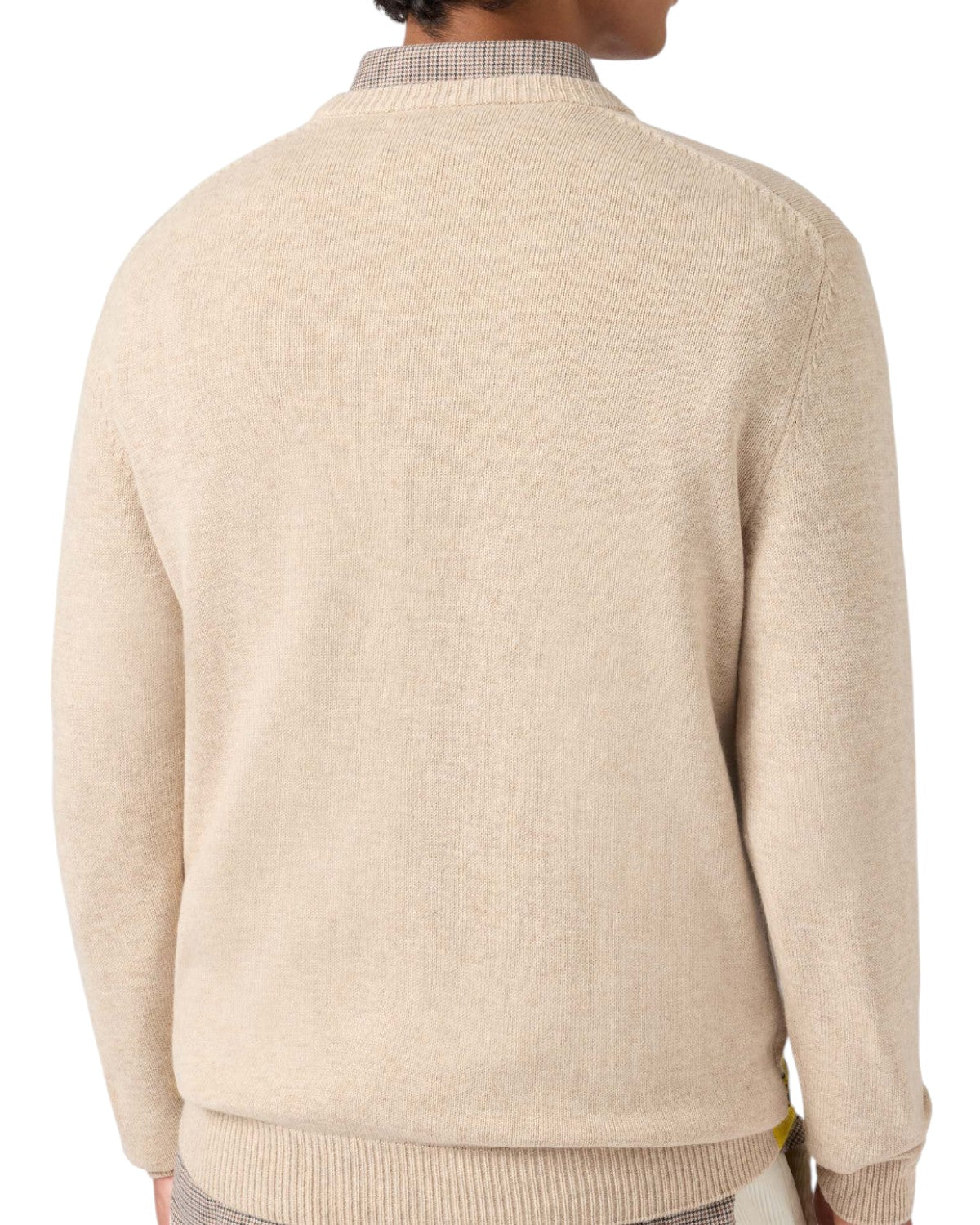 Maglione in misto cashmere con jacquard Zio Paperone Courchevel-Mc2 Saint Barth-Maglieria-Vittorio Citro Boutique