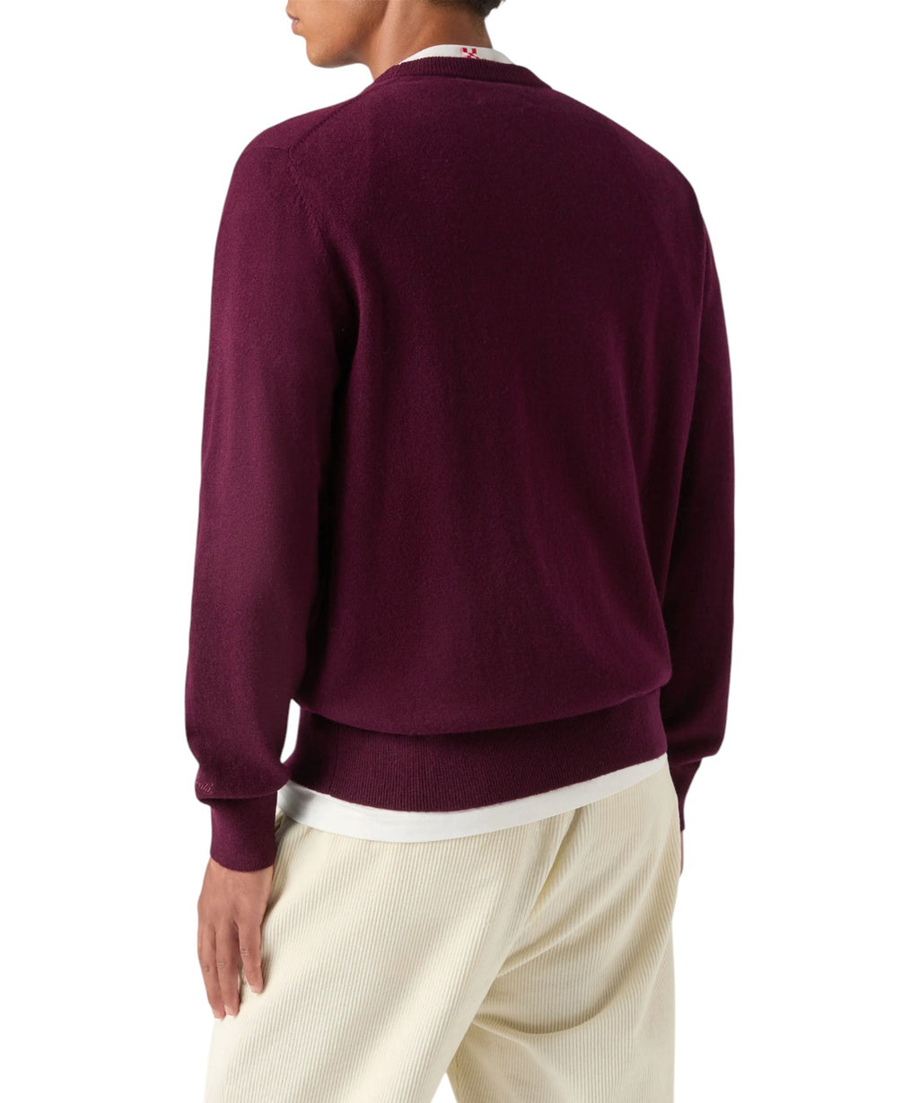 Mc2 Saint Barth Maglione cashmere Heron Light con ricamo Watch