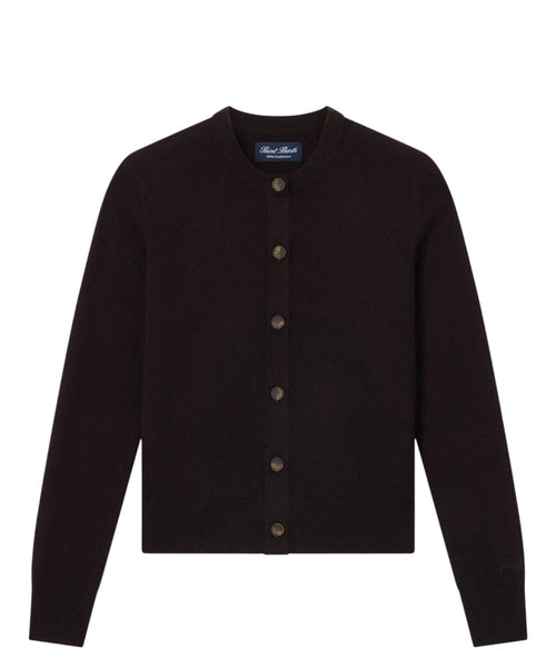 Cardigan SIERRA in Cashmere Tinta Unita con Bottoni