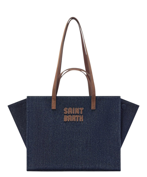 MC2 Saint Barth Jour-tas van suède en denim