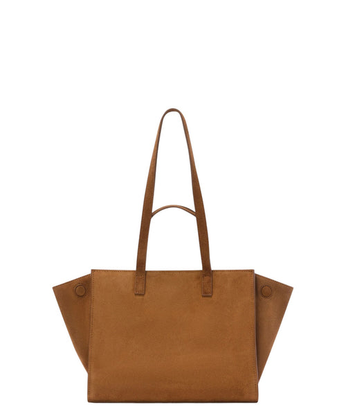Borsa Jour Midi in Suede con Logo