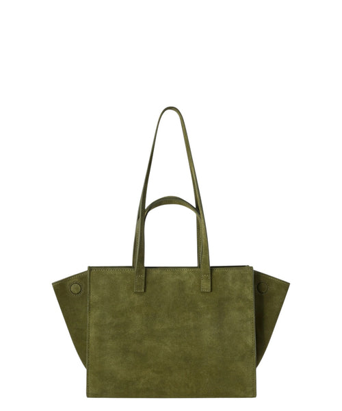Jour Midi-taske i ruskind med logo