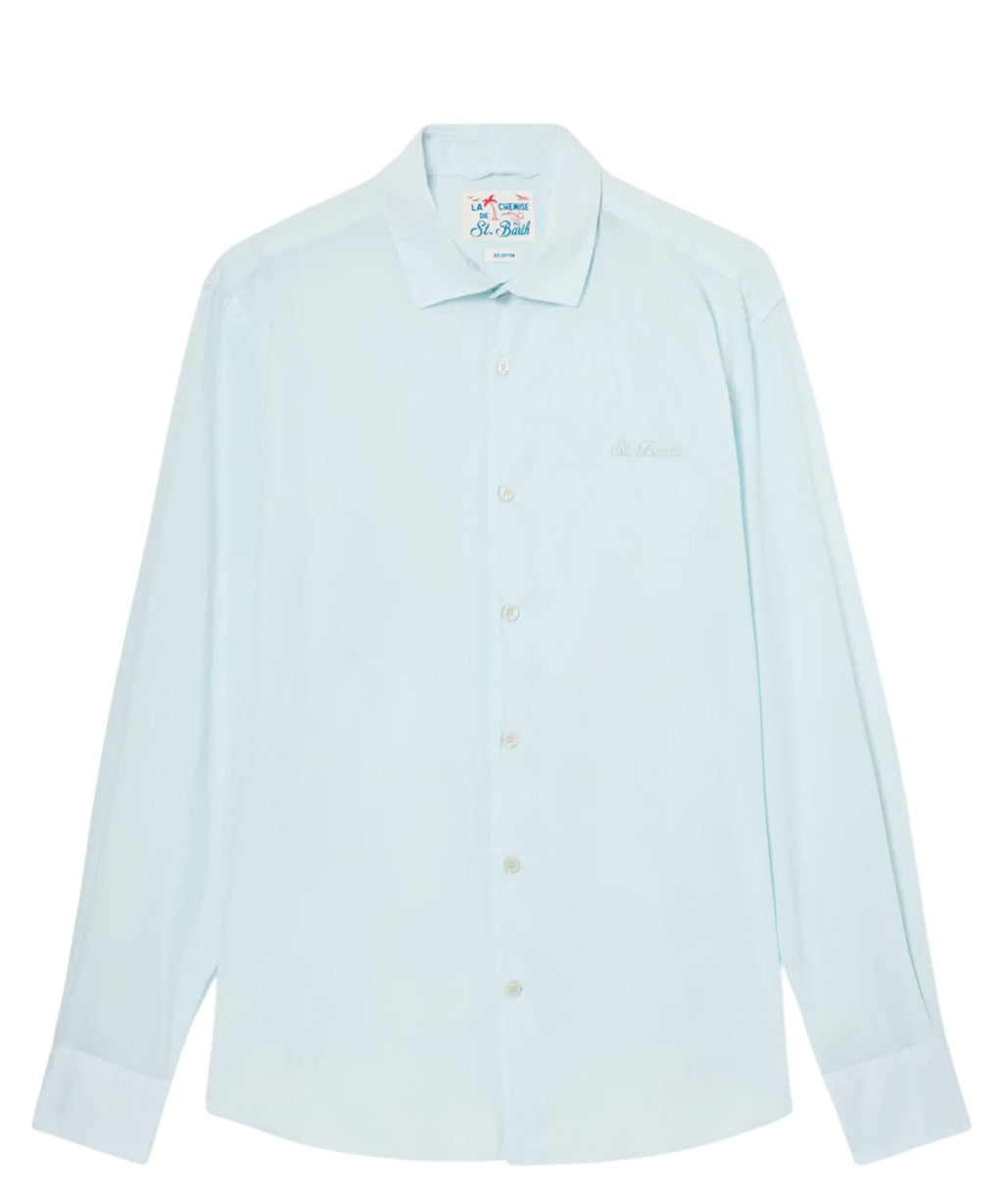 Camisa Hombre MC2 Saint Barth con Logo Bordado