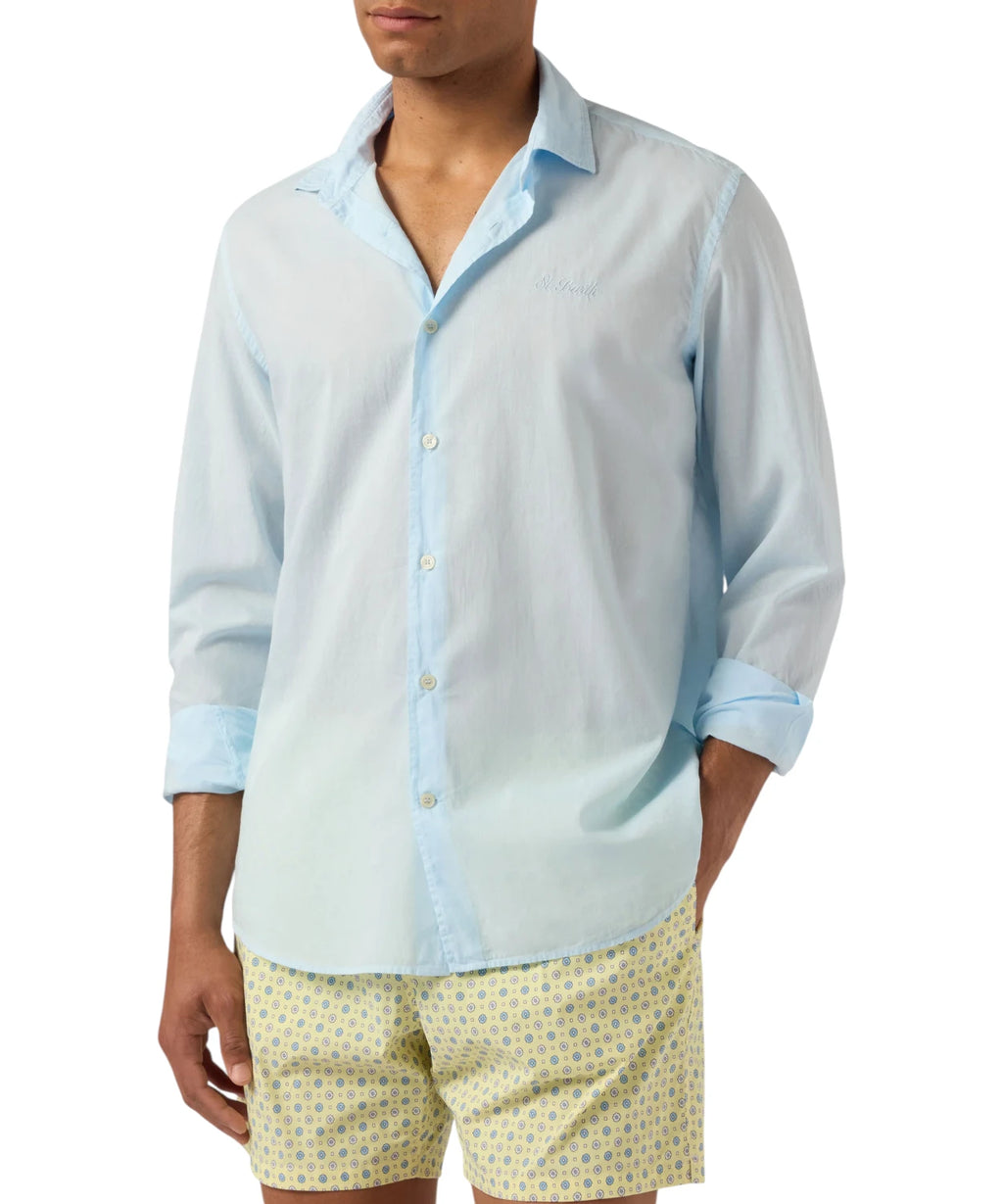 Camisa Hombre MC2 Saint Barth con Logo Bordado