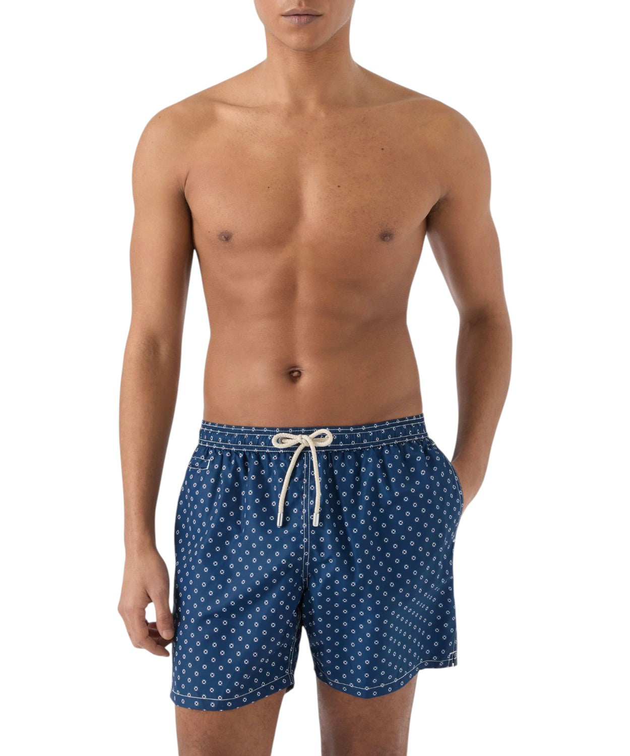 Herrejakke MC2 Saint Barth Ultralight med mønster