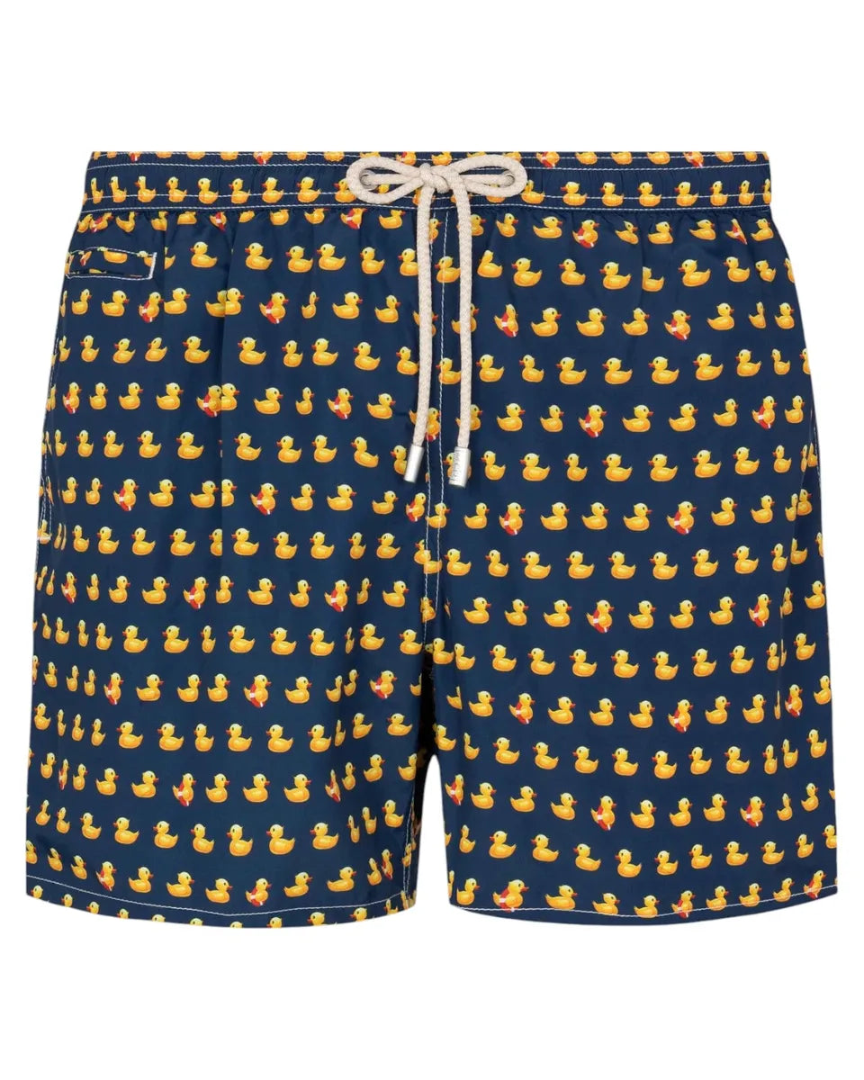 Costume Lighting Blu con Stampa Paperelle-Mc2 Saint Barth-Costumi da bagno-Vittorio Citro Boutique