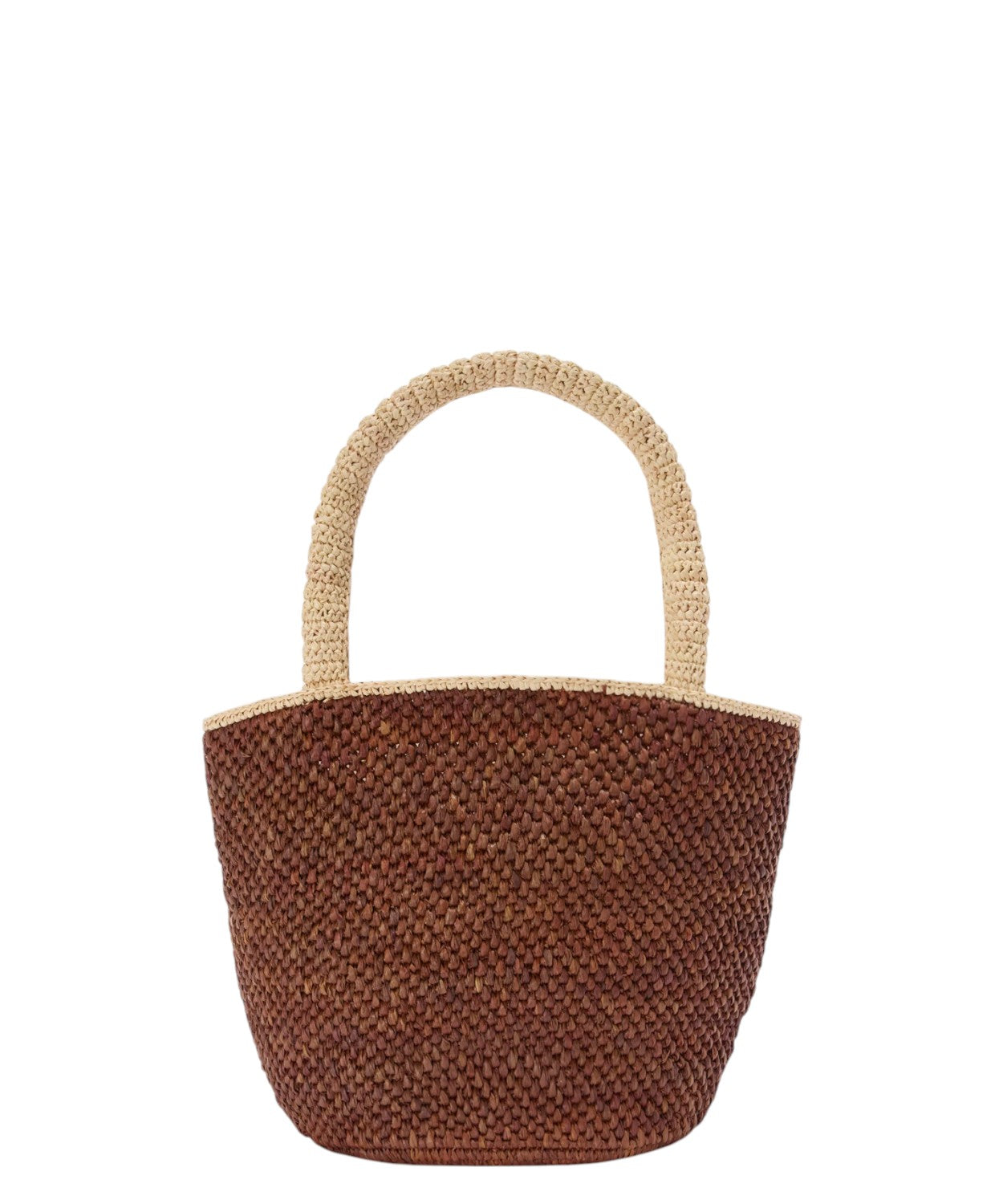 Borsa Marcy Mini Raffia Marrone per Look Estivi Eleganti
