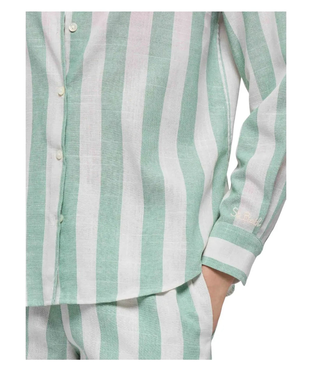 Camicia Meredith 100% Lino-Mc2 Saint Barth-Camicie-Vittorio Citro Boutique