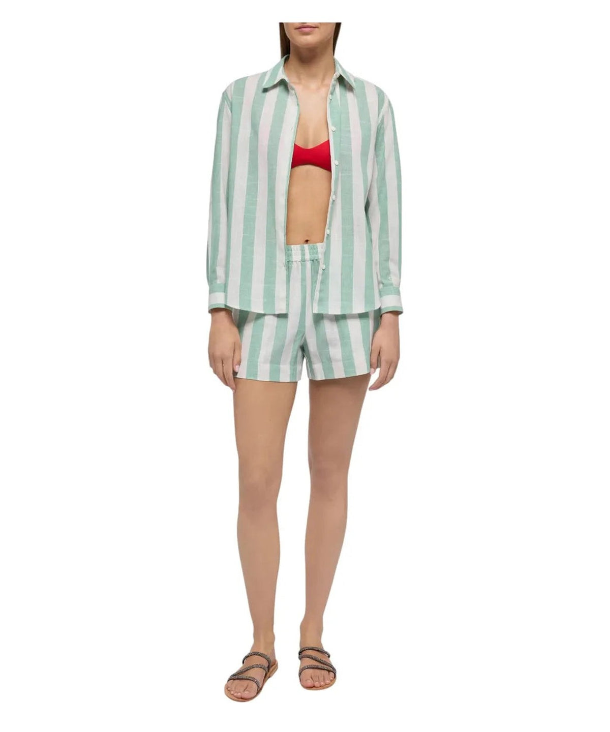 Camicia Meredith 100% Lino-Mc2 Saint Barth-Camicie-Vittorio Citro Boutique