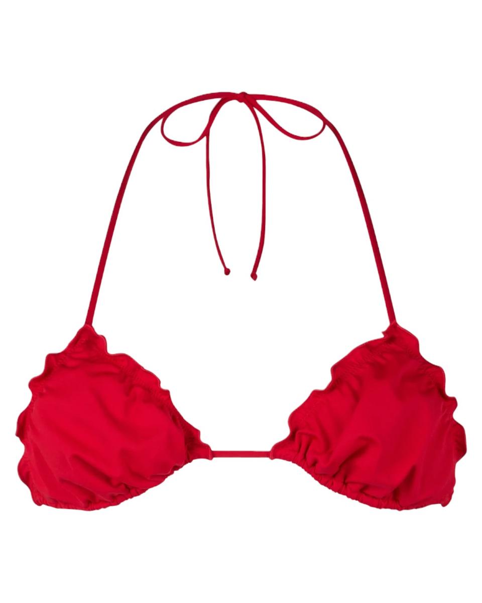 Triangolo Sagittarius Rosso con Spalline Regolabili-Mc2 Saint Barth-Costumi da bagno-Vittorio Citro Boutique