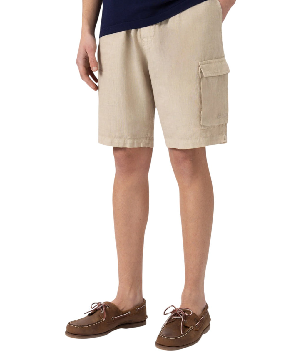 Bermudas de lino para hombre Marseille con cordón para mayor comodidad