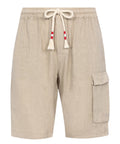 Bermudas de lino para hombre Marseille con cordón para mayor comodidad