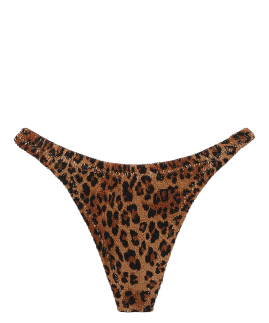 Slip Bikini Naomi Cheeky Leopardato per Donne