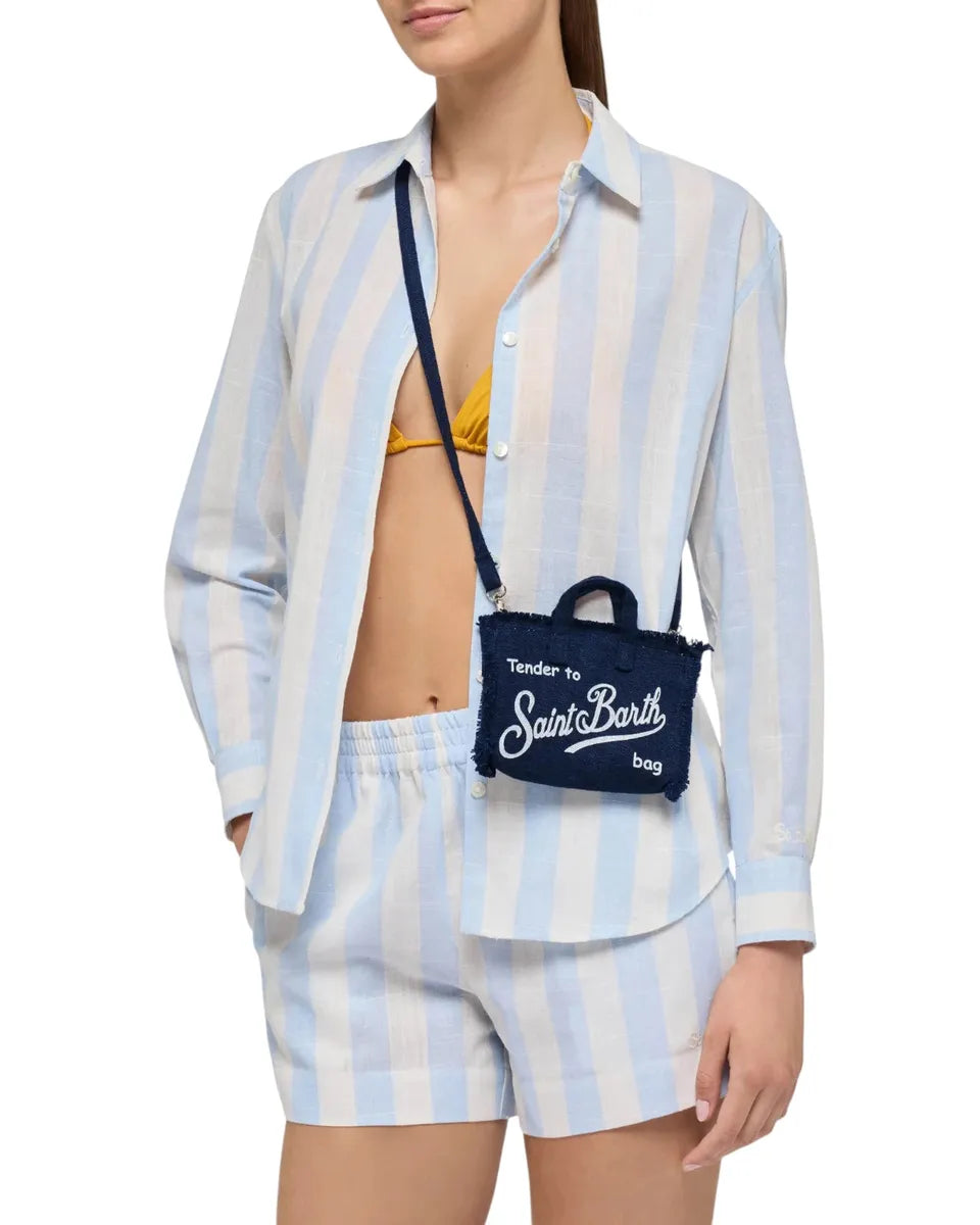 Phone Bag in lino-Mc2 Saint Barth-Pochette-Vittorio Citro Boutique