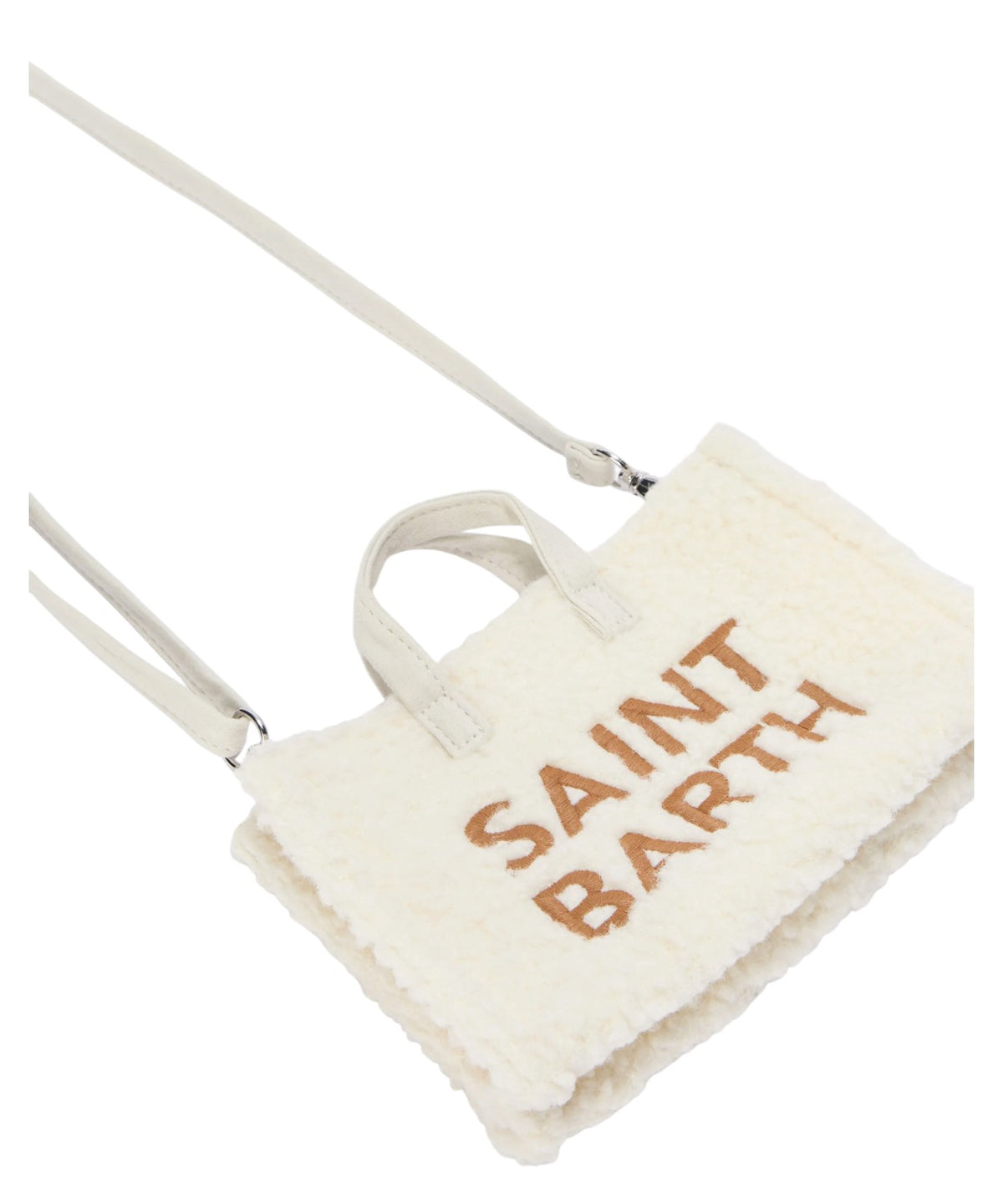 Mc2 Saint Barth Phone Bag in Teddy con Logo