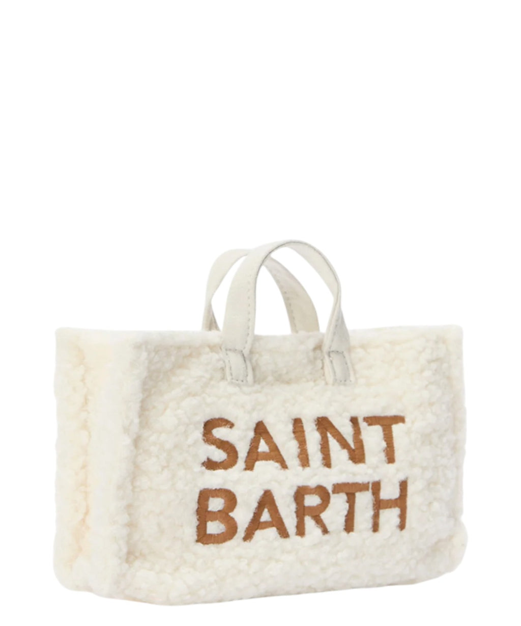 Mc2 Saint Barth Phone Bag in Teddy con Logo