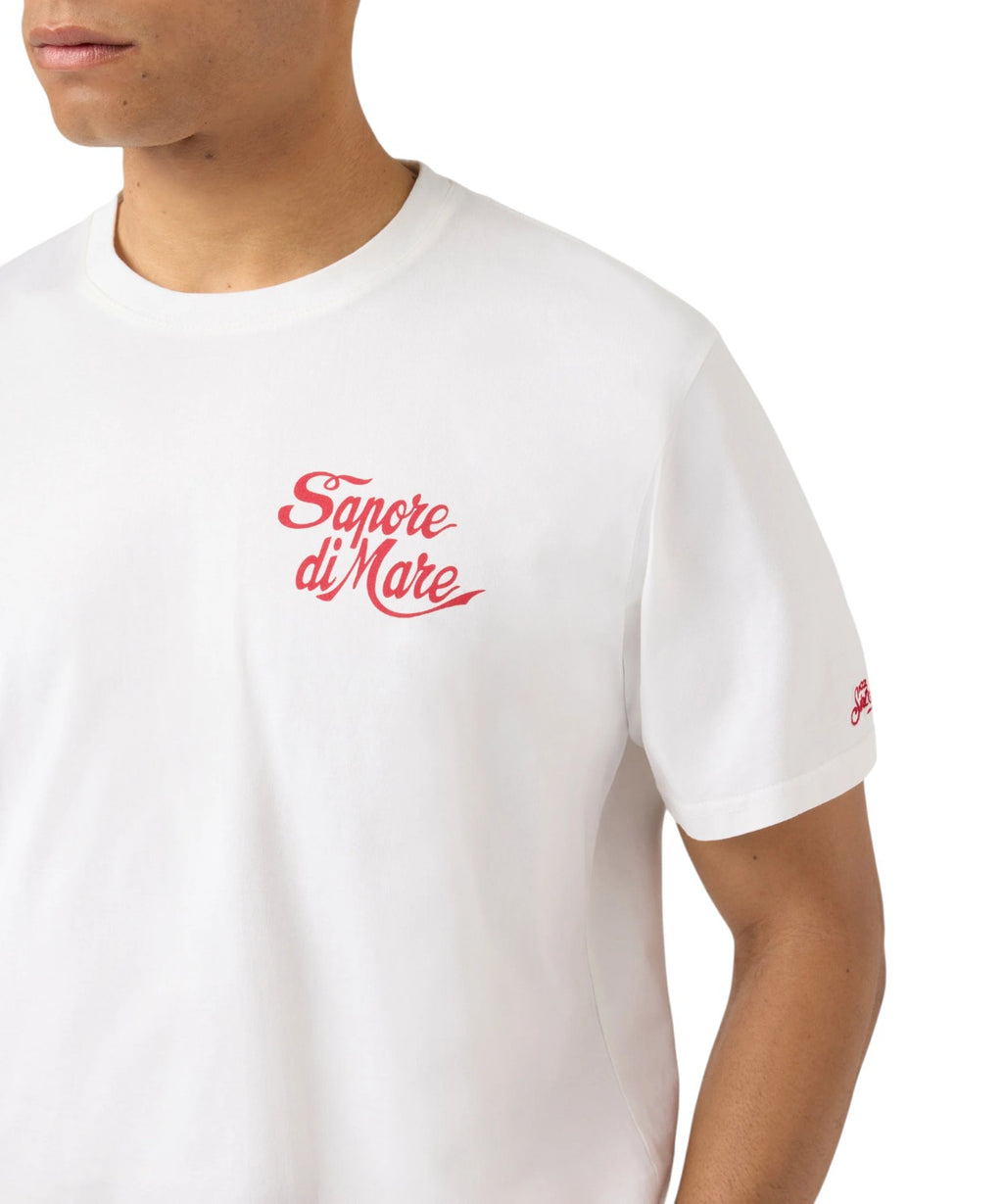 Heren T-shirt Portland MC2 Saint Barth met iconische print
