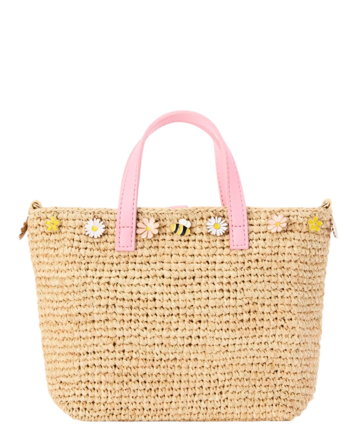 Sommertaske MC2 Saint Barth i raffia med charm
