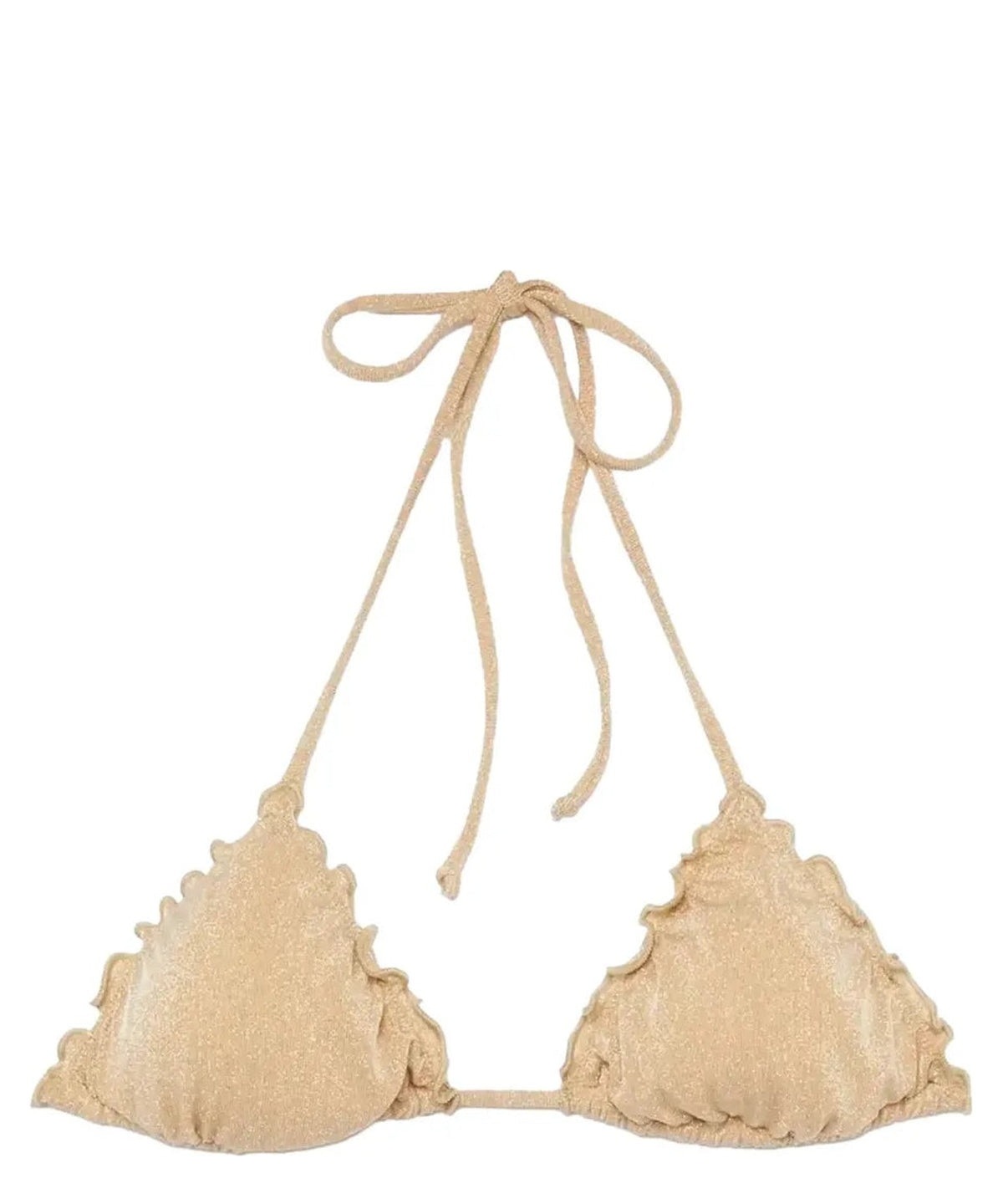 Sagittarius Top a Triangolo in Lurex Beige-Mc2 Saint Barth-Costumi da bagno-Vittorio Citro Boutique
