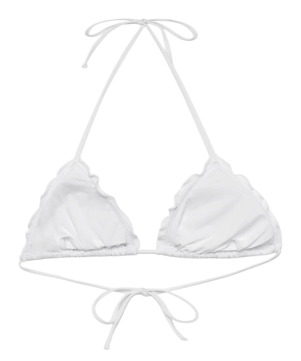 Top Bikini Sagittarius Pizzo Sangallo con Design a Triangolo