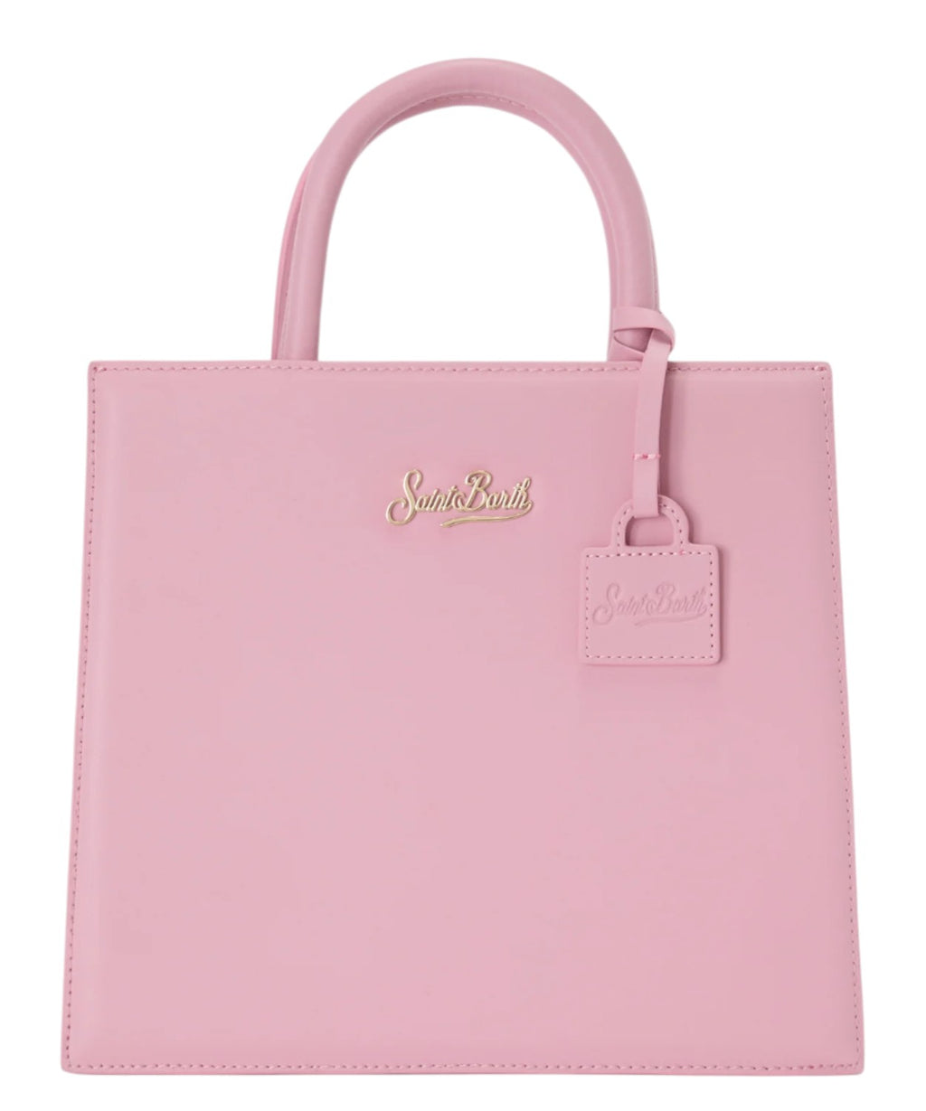 Borsa Shop Midi Leer Roze MC2 Saint Barth